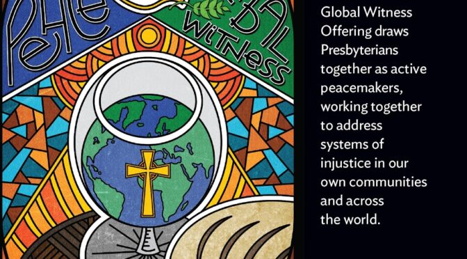 Peace and Global Witness Offering